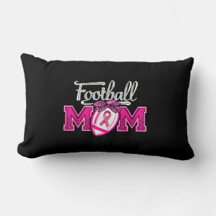 Coussin Rectangle En Octobre Nous Portons Pink Football Maman Cancer