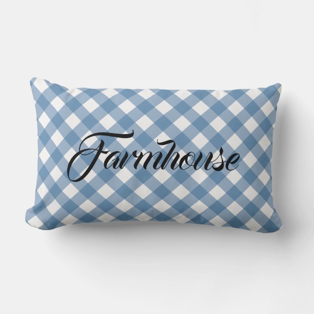 COUSSIN RECTANGLE EN VICHY FERME (Recto)