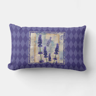 Coussin Rectangle Enchanter Lavender Botanical
