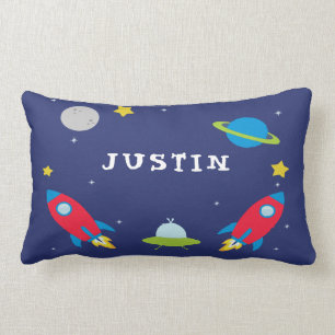 Coussin Rectangle Enfants d'espace extra-atmosphérique/coussin de