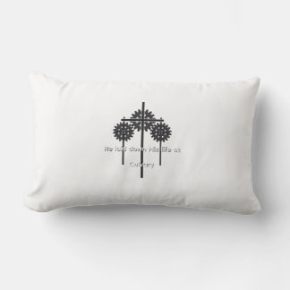 Coussin Rectangle Engrenages et croix