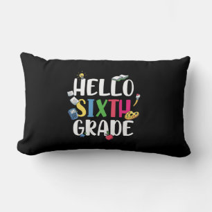 Coussin Rectangle Enseignant de 6e année Bonjour 6e année