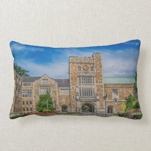 Coussin Rectangle Entrée principale du Vassar College à New York