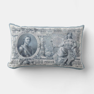 Coussin Rectangle environ 1912 Russie tsariste billet de 500 roubles
