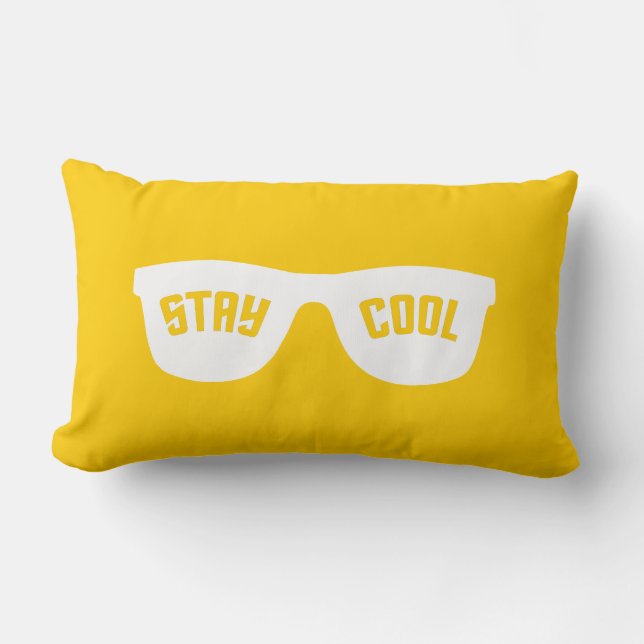 Coussin Rectangle Epilateur de lancement personnalisé COOL STAY (Recto)