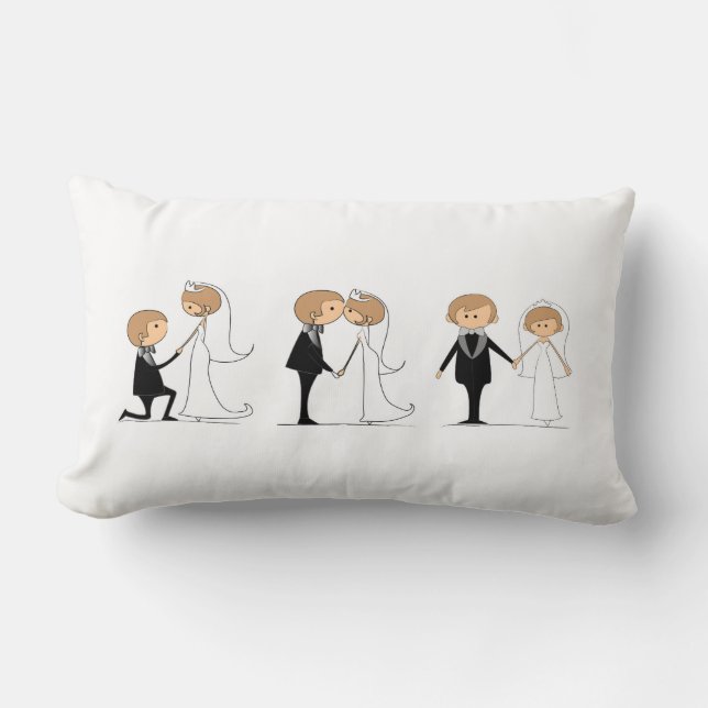 Coussin Rectangle épouser (Recto)