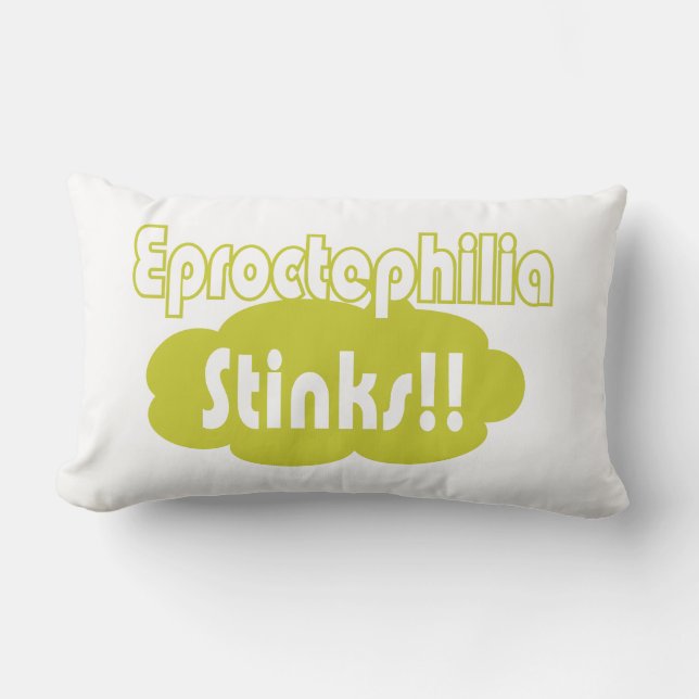 Coussin Rectangle Eproctophilia pue ! ! (Recto)
