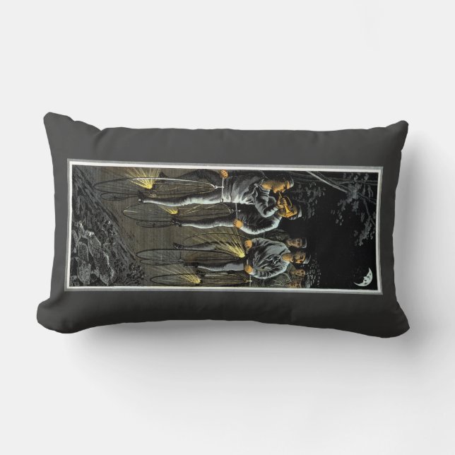 Coussin Rectangle Équipe cycliste Nocturnal 1890 (Recto)