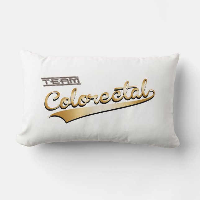 Coussin Rectangle Équipe de RCRS 6 côlorectale (Recto)