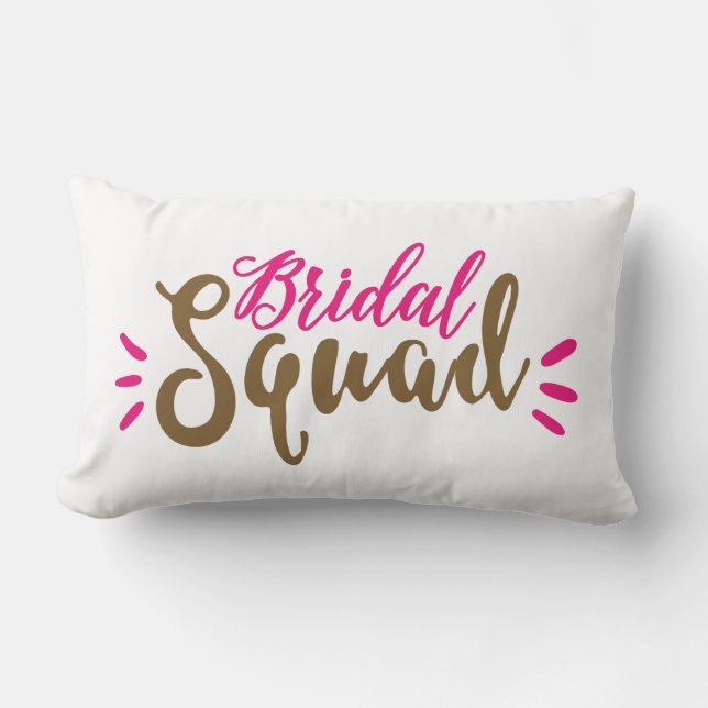Coussin Rectangle Équipe nuptiale (Recto)