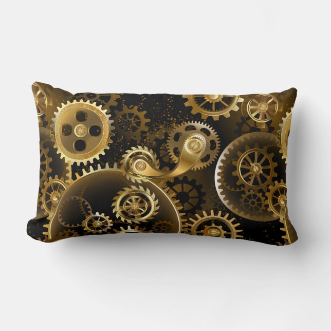 Coussin Rectangle Équipements en laiton sans vapeur (Recto)