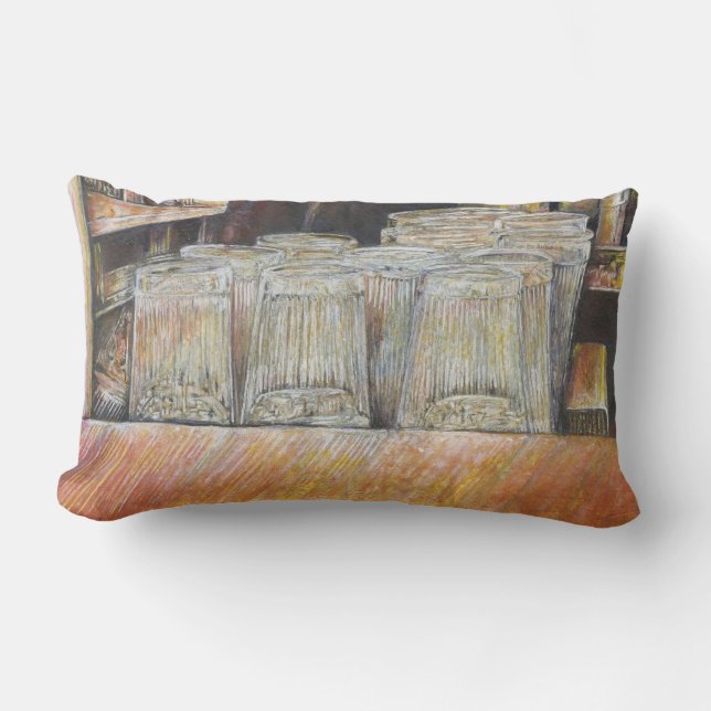 Coussin Rectangle Équivalent lumineux des émotions passionnées (Recto)