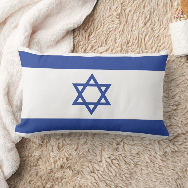 Coussin Rectangle Etat d'Israël Drapeau, Étoile de David Juifs (Couverture)