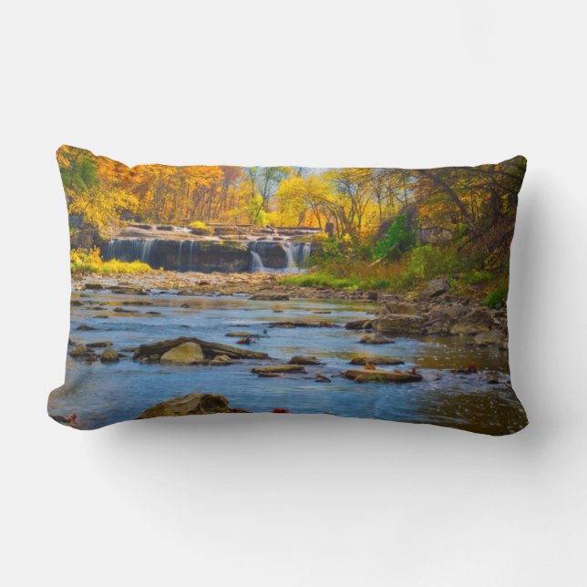 Coussin Rectangle États-Unis, Indiana. Cataract Falls State Recreati (Recto)