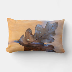 Coussin Rectangle États-Unis, Nouveau-Mexique. Feuille de chêne dans