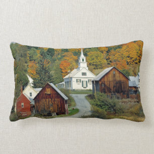 Coussin Rectangle États-Unis, Vermont, Waits River. Le feuillage d'a
