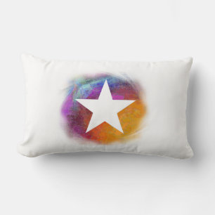 Coussin Rectangle Étoile blanche