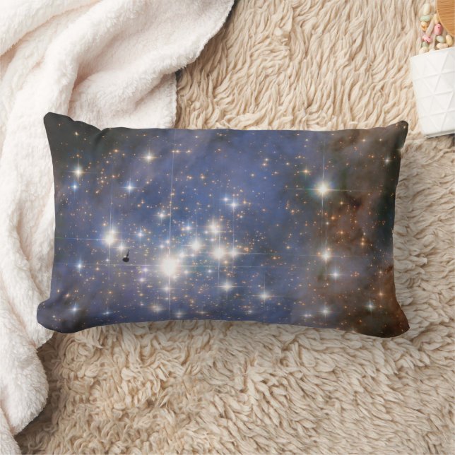 Coussin Rectangle Étoiles de diamant dans la nébuleuse de Carina Hub (Couverture)