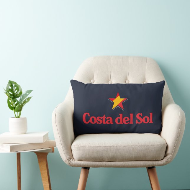 Coussin Rectangle Étoiles d'Espagne – Costa del Sol (Chaise)
