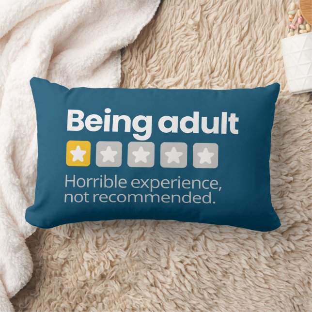 Coussin Rectangle Être adulte (Couverture)