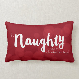 Coussin Rectangle être vilain ・ sauver Père Noël le voyage! dan