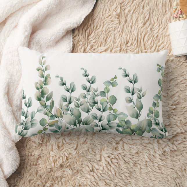 Coussin Rectangle Eucalyptus vert (Couverture)