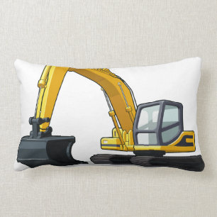 Coussin Rectangle Excavatrice