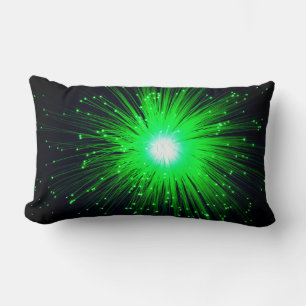 Coussin Rectangle Explosion verte