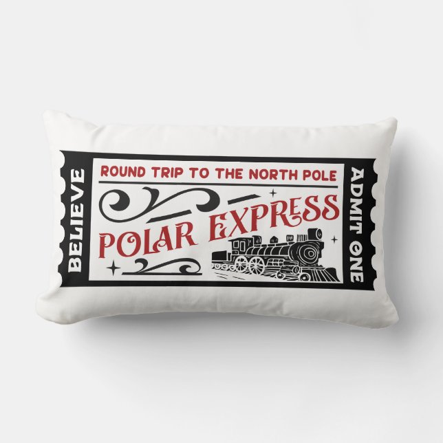 Coussin Rectangle Express polaire réversible Noël (Recto)