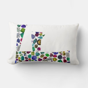 Coussin Rectangle F Monogramme
