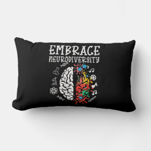 Coussin Rectangle Faire place à la Sensibilisation sur l'autisme de 