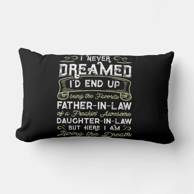 Coussin Rectangle Far In Law Of A Freaking Awesome Daughter (Recto)
