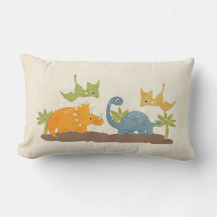 Coussin Rectangle Faune sauvage de Cute Dinosaure