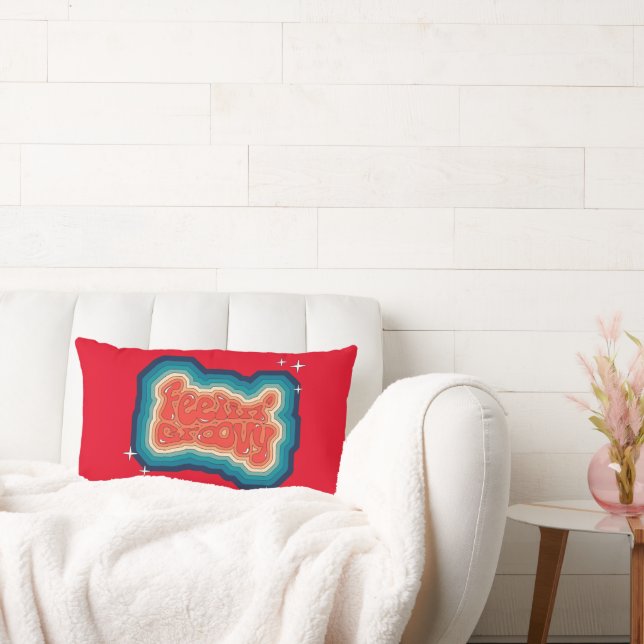 Coussin Rectangle Feelin' Super - les années 70 stylet (Canapé)