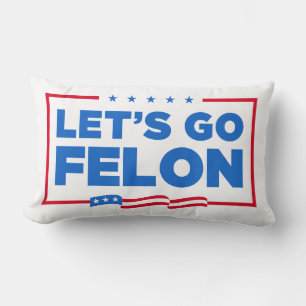 Coussin Rectangle Felon Anti-Trump