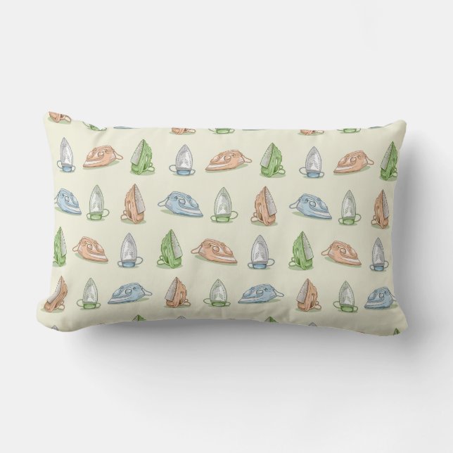 Coussin Rectangle Fer à repasser Lave-linge patten (Recto)