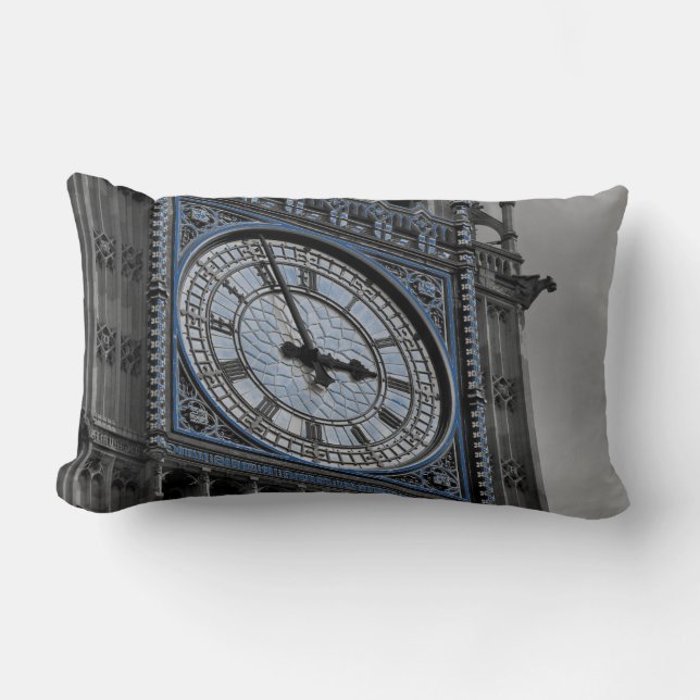 Coussin Rectangle Fermer Big Ben Horloge Tour Voyage Europe (Recto)
