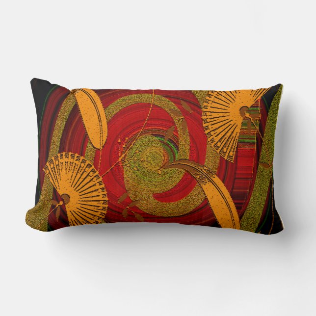 Coussin Rectangle Festival d'automne (Recto)