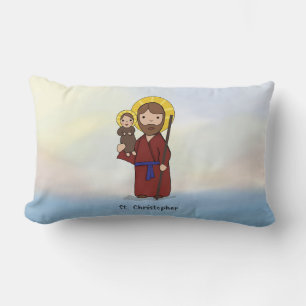 Coussin Rectangle Fête de Saint Christophe Saint 