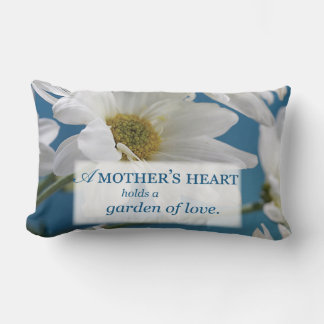 Coussin Rectangle Fête des Mères Fêtes Blanches Jardin d'amour Ciel 