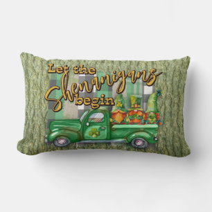 Coussin Rectangle Fêtes de la Saint Patrick dans les Shenanigans de 