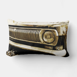 Coussin Rectangle Feu de tête vintage classique de voiture #3