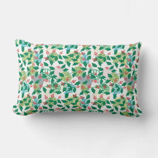 Coussin Rectangle Feuille verte tropicale