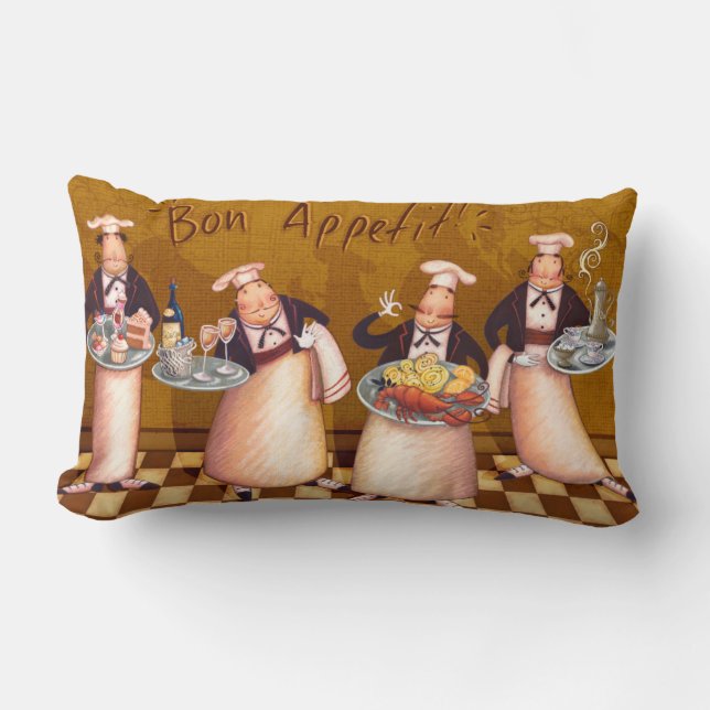 Coussin Rectangle Fève Appétit (Recto)