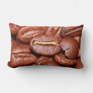 Coussin Rectangle Fèves de café grillées