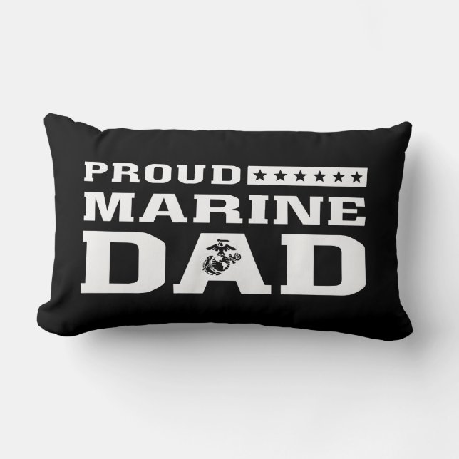 Coussin Rectangle Fier Marine Papa (Recto)