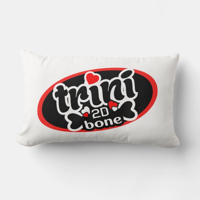 Coussin Rectangle Fier Trini os 2D drôle proverbe Trinidadien (Recto)