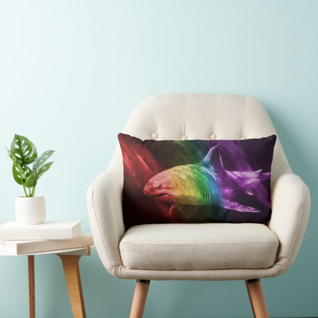 Coussin Rectangle Fierté de requin (Chaise)