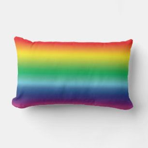 Coussin Rectangle Fierté lgbtq lgbt arc-en-ciel couleurs drapeau gay