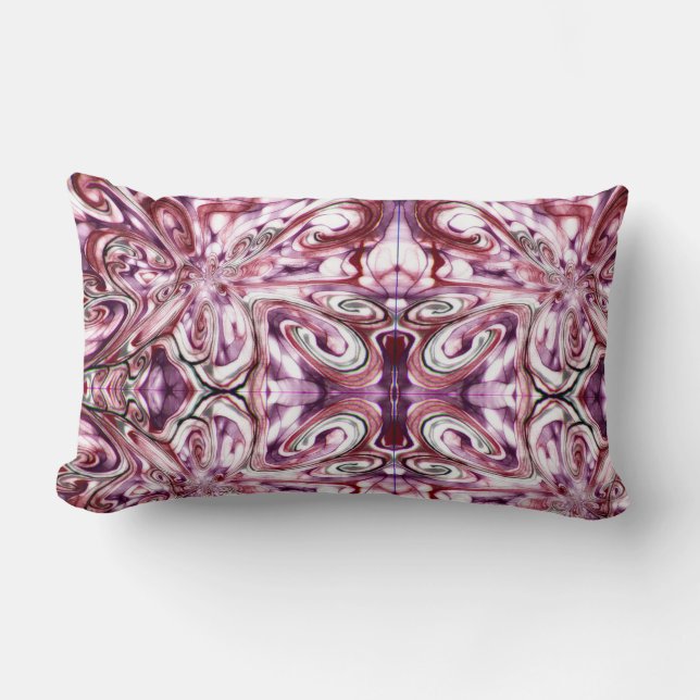 Coussin Rectangle Fille en colère (Recto)